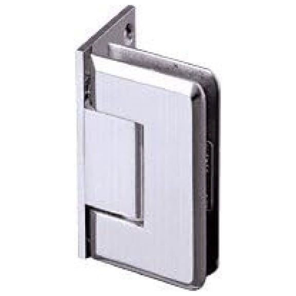 DyGTyX 044 Series Chrome Wall Mount Offset Back Plate Hinge