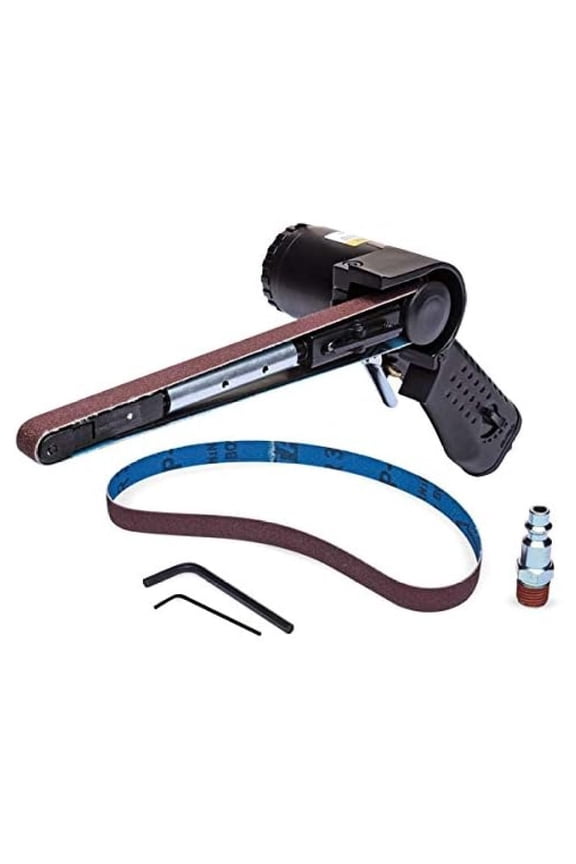 1/2 in. X 18 in. Professional Mini Belt Sander File Small Mini Air Operated Bandfile Sanding Grinder