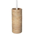 thumbnail image 1 of DyGTyX 1030058 La Jolla Hand Woven Rattan Toilet Roll Stand Pendant Lamp, White Wash, 1 of 5