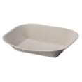 thumbnail image 1 of DyGTyX 10405 9 in. x 7 in. Savaday Molded Fiber Food Tray - Beige (500/Carton), 1 of 2