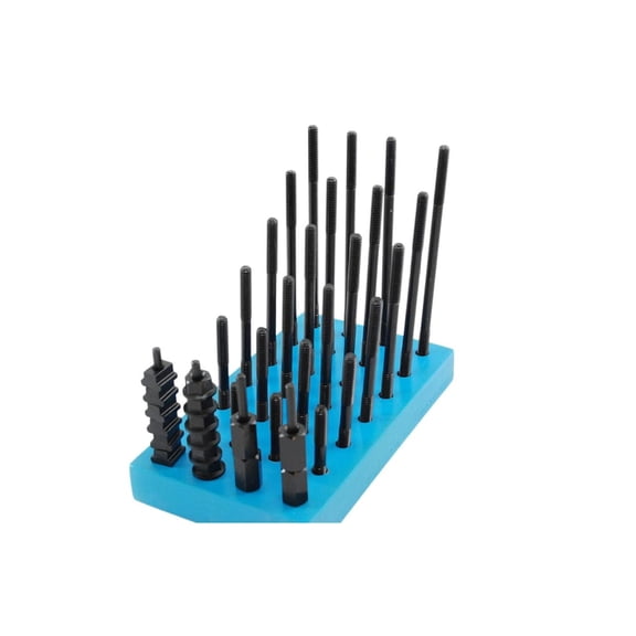 DyGTyX 7/16" T-Slot 3/8"-16 Stud 38 PCS T-NUT & Stud Set 202-4909 4[