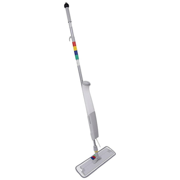 DyGTyX BWKBWMS16MFM 59 in. Bucketless Microfiber Mop System Kit - Gray