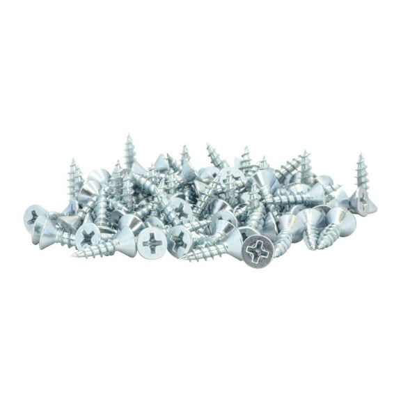 DyGTyX Hardware 1000 Pack #6 x 1/2" Coarse Thread Phillips Flat Head Wood Screws Zinc MDF