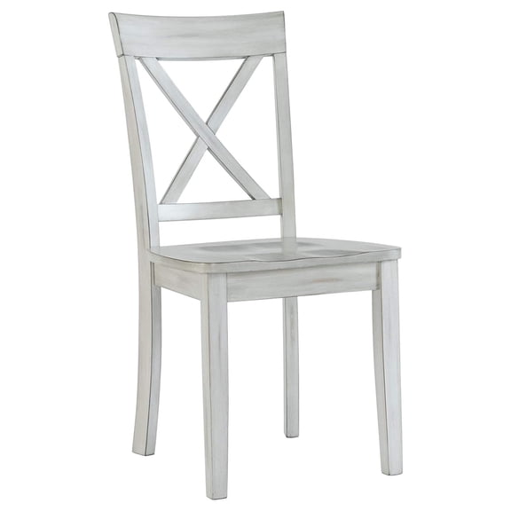 DyGTyX Jamestown Dining Chair, Set of 2, Antique White