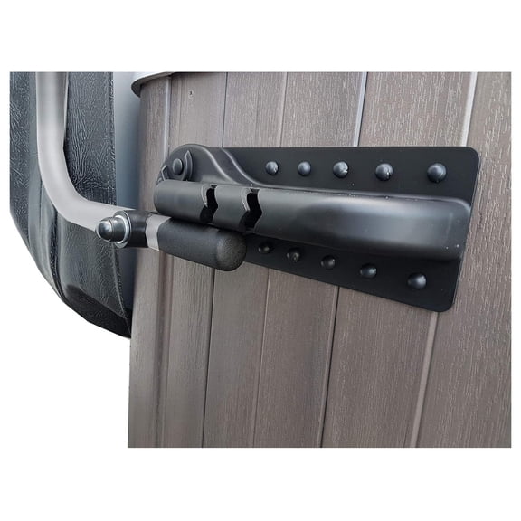 DyGTyX Pivot Spa & Hot Tub Cover Lift System Silver Top Mount Reinforced Brackets Double Coated Aluminum Structure Fits Most Spas & Hot Tubs