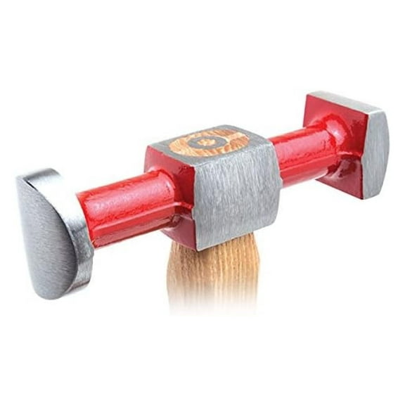 DyGTyX Reverse Curve Hammer Wood Handle Body Dinging With High Crown Round And Square Faces For Work Auto Repair & Metal Forming