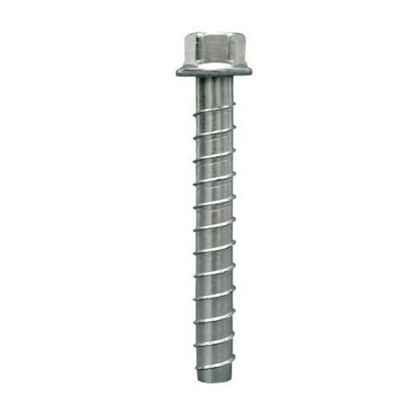 DyGTyX THDB25234H - Titen Concrete Screw Anchor (Zinc) 1/4" x 2-3/4" 50ct
