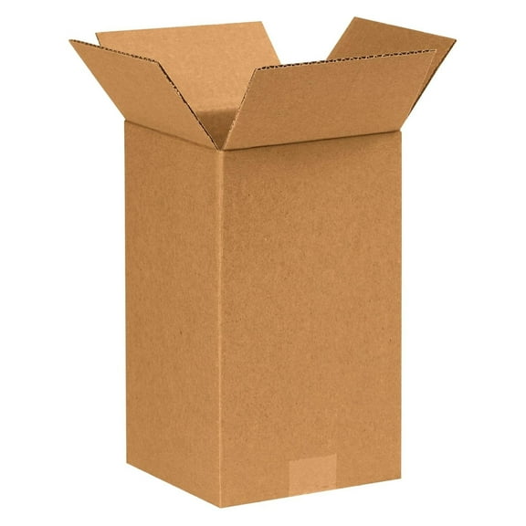DyGTyX7 x 7 x 14" Tall Corrugated Boxes 7"L x 7"W x 14"H, Pack of 25 | Shipping, Packaging, Moving, Storage Box for Home or Business, Strong Wholesale Bulk Boxes