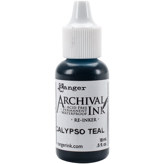 Dyan Reaveley Dylusions Archival Reinkers-Calypso Teal - Walmart.com
