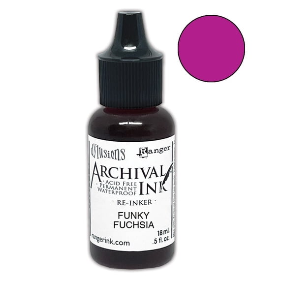 Dyan Reaveley Dylusions Archival Reinkers-Funky Fuchsia
