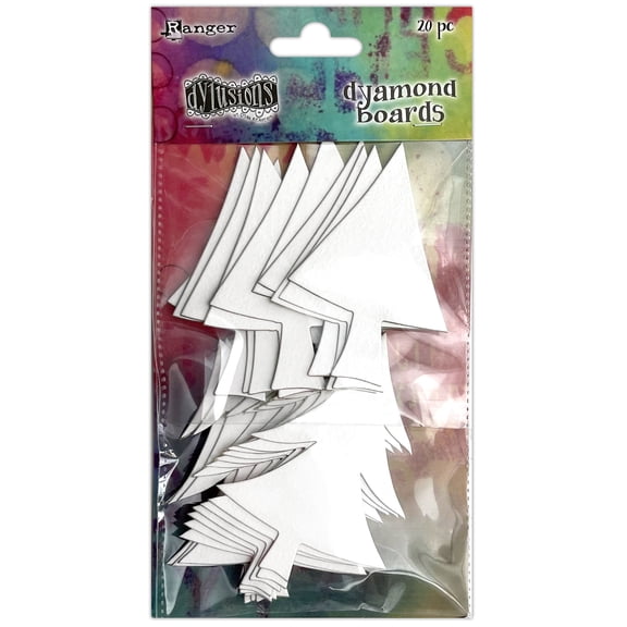 Dyan Reaveley Dylusions Dyamond Boards-Trees Small