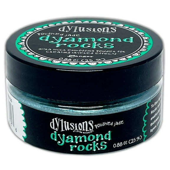 Dyan Reaveley Dylusions Dyamond Rocks-Polished Jade