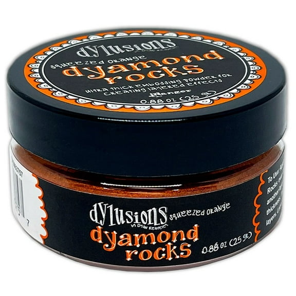 Dyan Reaveley Dylusions Dyamond Rocks-Squeezed Orange
