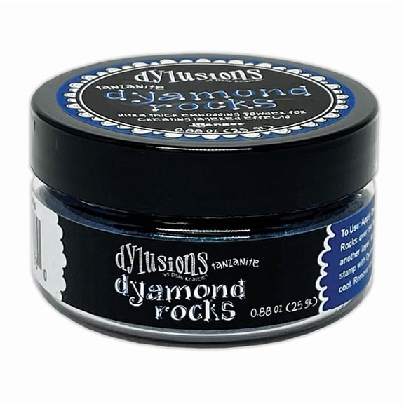 Dyan Reaveley Dylusions Dyamond Rocks-Tanzanite