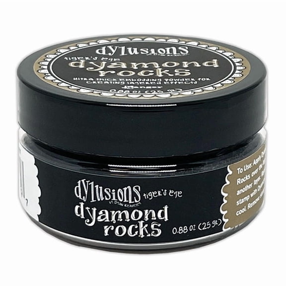 Dyan Reaveley Dylusions Dyamond Rocks-Tiger's Eye