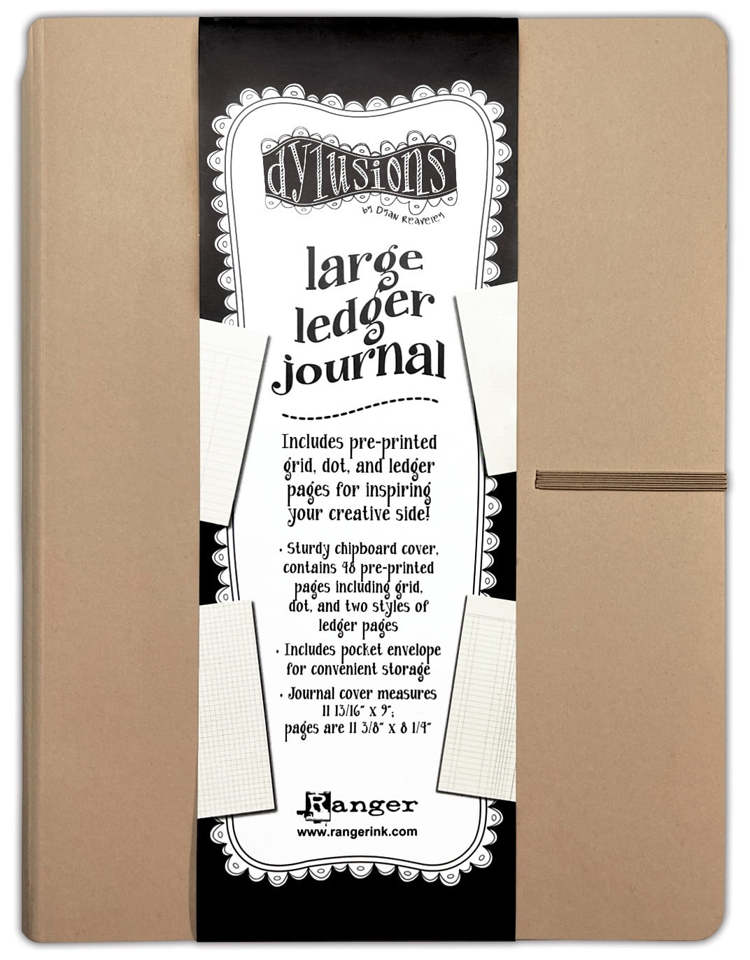 Dyan Reaveley Dylusions Ledger Journal-Large