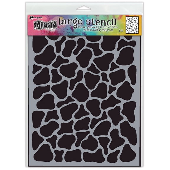 Dyan Reaveley Dylusions Stencil-Urchins, Large