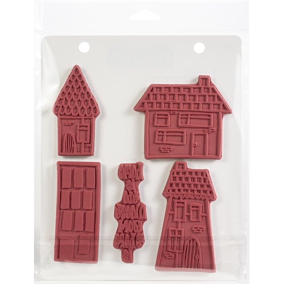 Dyan Reaveley's Dylusions Cling Stamp Collections 8.5"X7"-Home