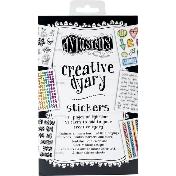 Dyan Reaveley's Dylusions Creative Dyary Sticker Book-
