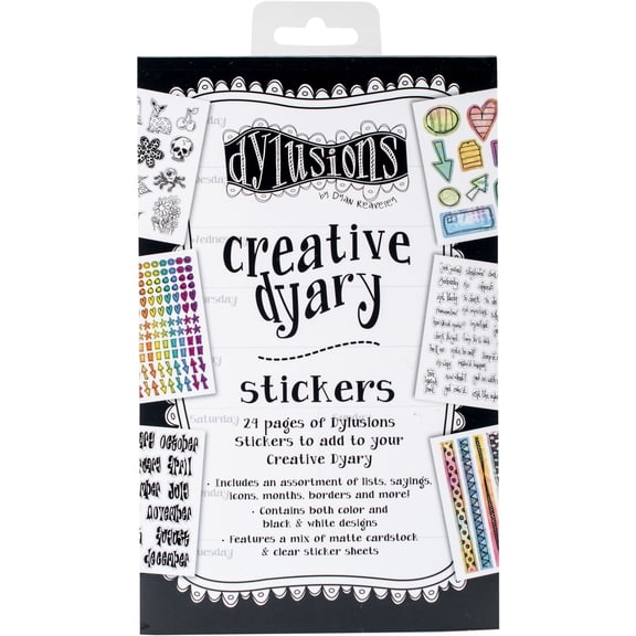 Dyan Reaveley's Dylusions Creative Dyary Sticker Book-