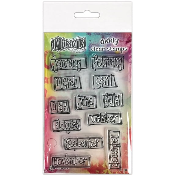 Dyan Reaveley's Dylusions Diddy Stamp Set-Boxed Monthly