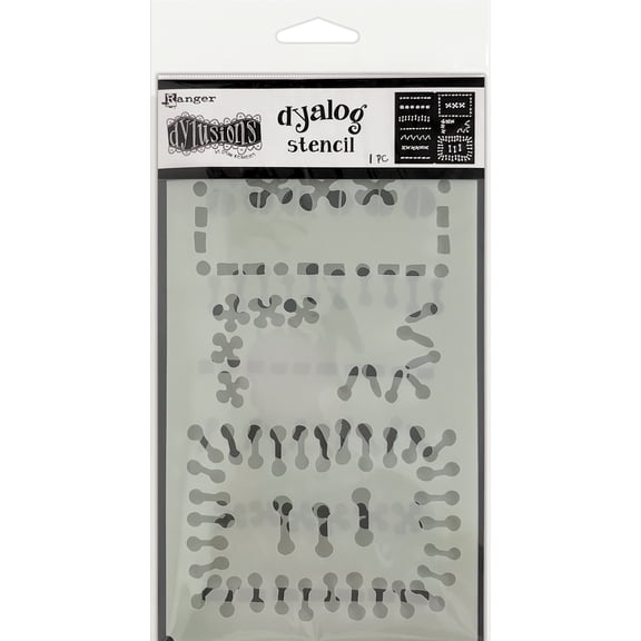 Dyan Reaveley's Dylusions Dyalog Stencil-Stitch It