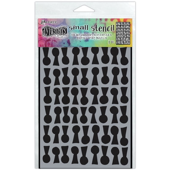 Dyan Reaveley's Dylusions Stencils 5"X8"-Lock 'n' Roll