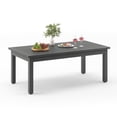 thumbnail image 1 of Dycanpo 42'' Outdoor Coffee Table,Rectangle Patio Table for Outside,HDPS,Dark Gray, 1 of 6