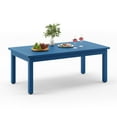 thumbnail image 1 of Dycanpo 42'' Outdoor Coffee Table,Rectangle Patio Table for Outside,HDPS,Navy Blue, 1 of 6