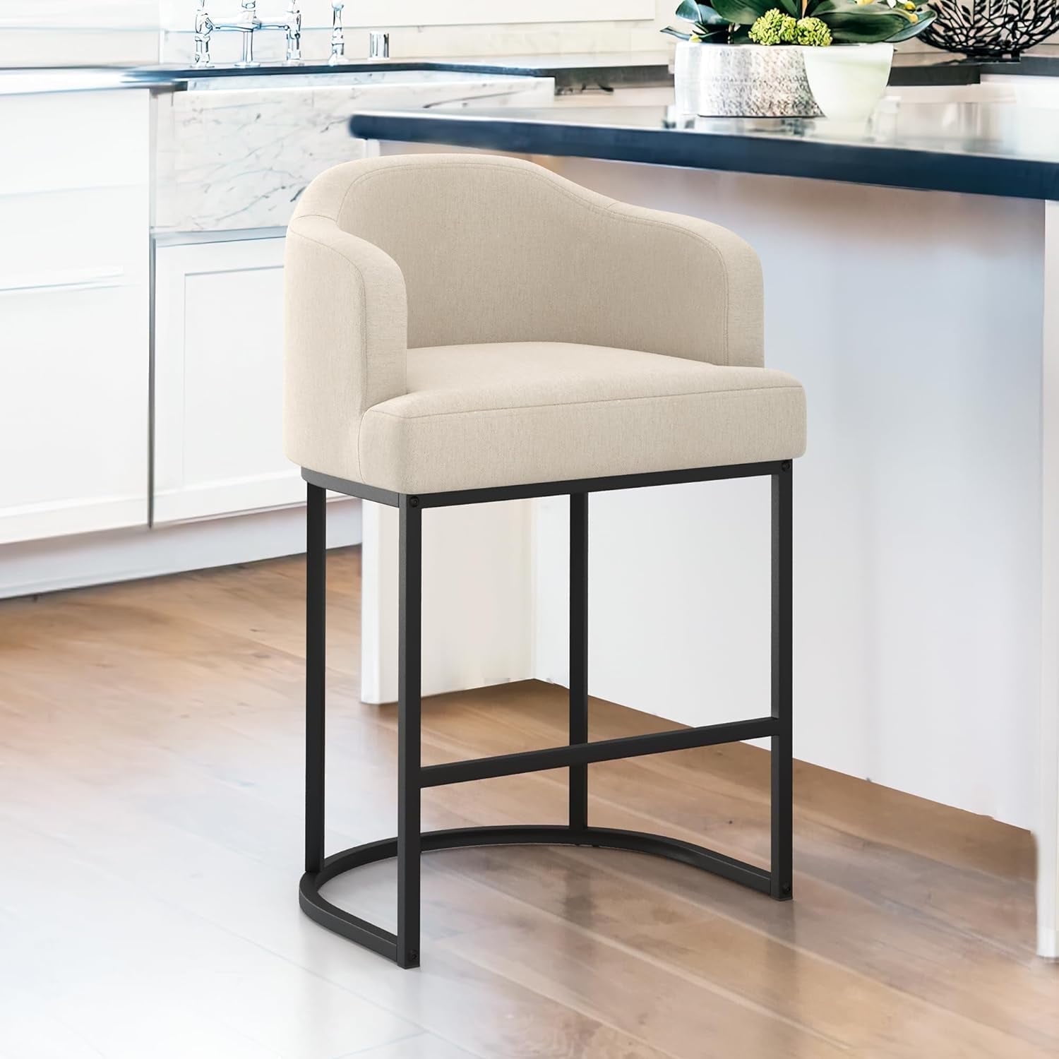 Dycanpo Counter Height Bar Stools High Bar Chairs Kitchen Stools with ...