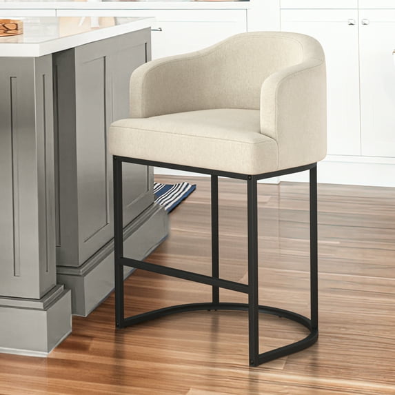 Dycanpo Counter Height Bar Stools High Bar Chairs Kitchen Stools with Metal Frame for Home Kitchen