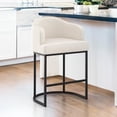 thumbnail image 1 of Dycanpo Counter Height Bar Stools High Bar Chairs with Back for Home Kitchen Island, Beige, 1 of 8