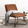 thumbnail image 1 of Dycanpo Modern Accent Chair,5 Positions Recline Waterproof Living Room Chairs,17″High, Red Brown, 1 of 9