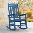 thumbnail image 1 of Dycanpo Outdoor Rocking Chair, Weather Resistant Proch Rocker for Adult, Blue, 1 of 8