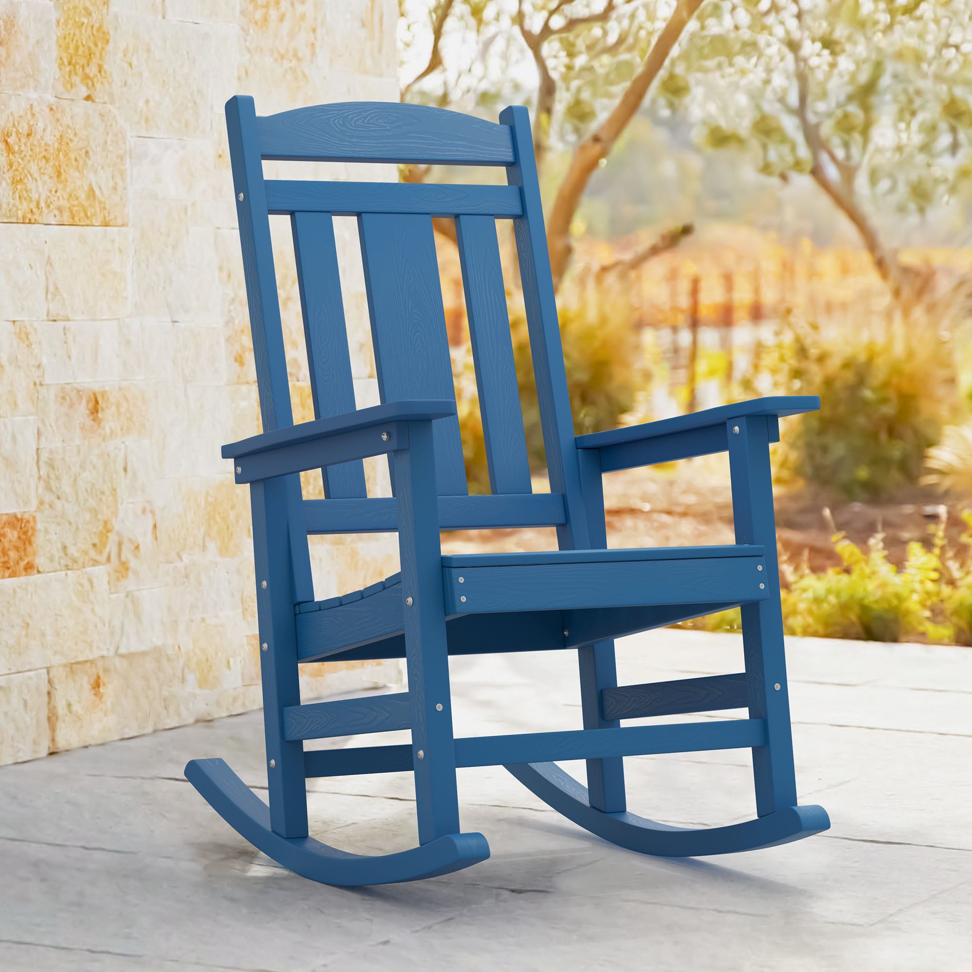Dycanpo Outdoor Rocking Chair, Weather Resistant Proch Rocker for Adult ...