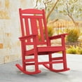 thumbnail image 1 of Dycanpo Outdoor Rocking Chair, Weather Resistant Proch Rocker for Adult, Red, 1 of 8