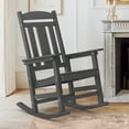thumbnail image 1 of Dycanpo Outdoor Rocking Chair, Weather Resistant Proch Rocker for Adult, Gray, 1 of 8