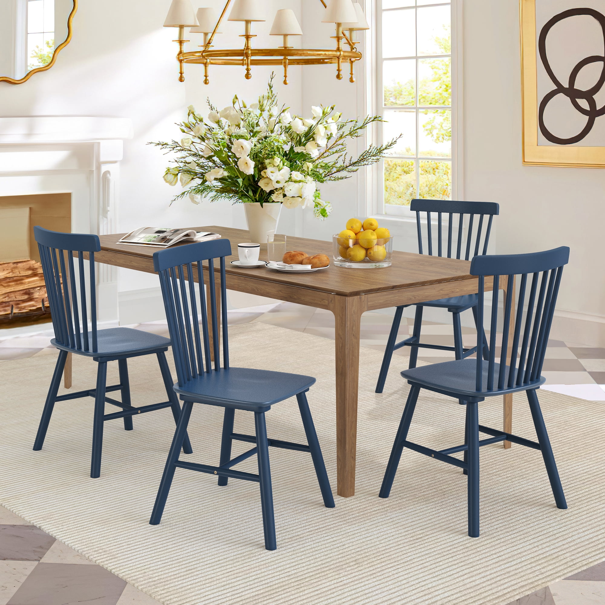 Windsor Chairs Blue Dining Chairs Dining Chairs Set Of Windsor