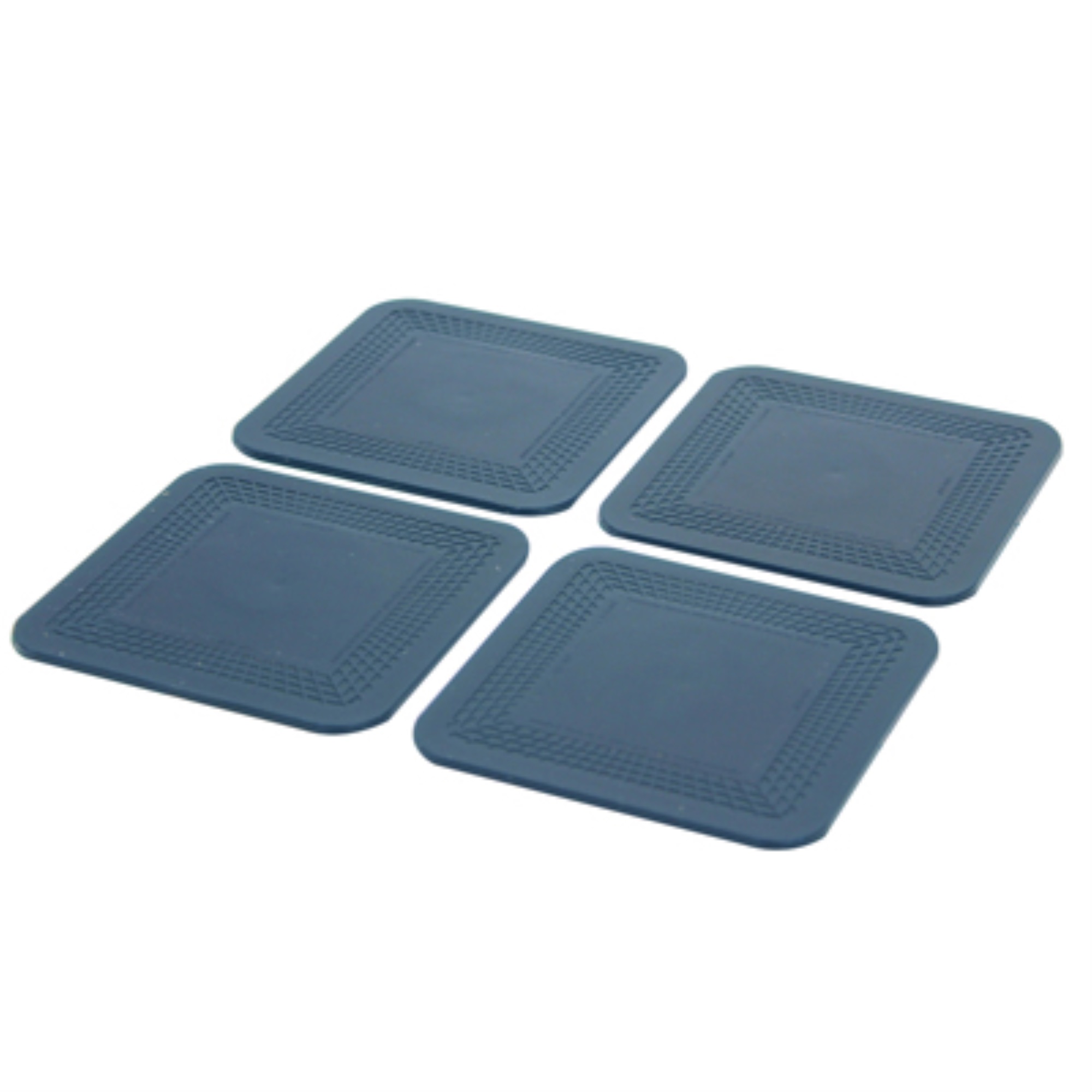 Dycem NonSlip Coasters, Set of 4, Forest Green