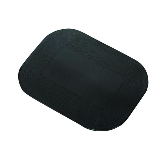 Dycem Non-Slip Rectangular Pad, 15" x 18", Black