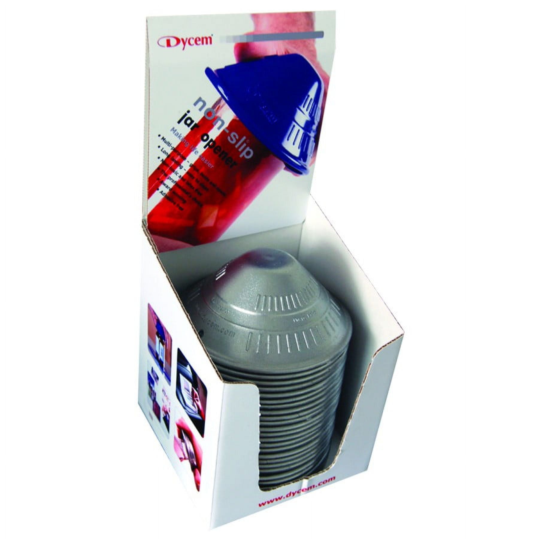 Dycem retail jar opener display, 25/dispenser, silver Dycem retail jar opener display, 25/dispenser, silver