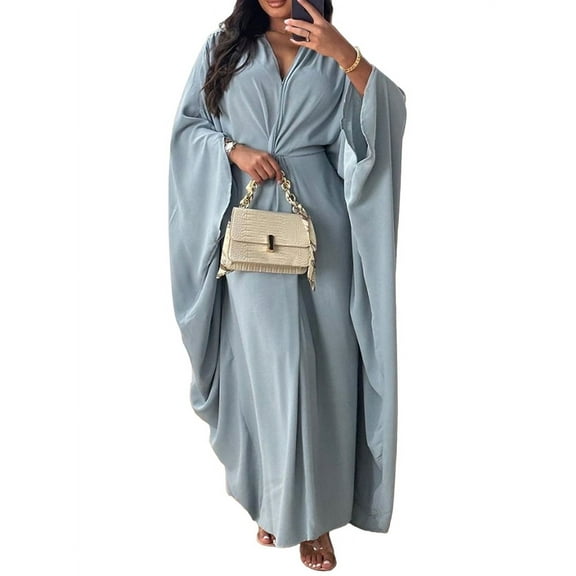 Mawalde Women'S Robe Robe for Bride Bridesmaids Long Bridal Party Robes Wedding Lake Blue XL