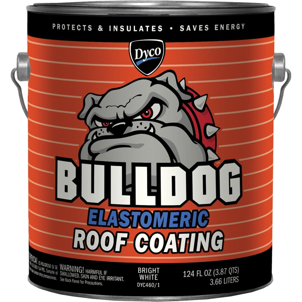 Dyco 460/1 Bulldog Elastomeric Roof Coating White - 1 Gallon