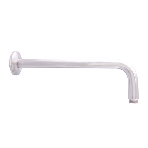 dyconn faucet 12'' right angled shower arm with flange