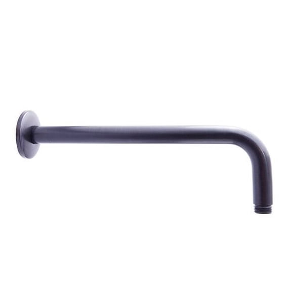 dyconn faucet 12'' right angled shower arm with flange