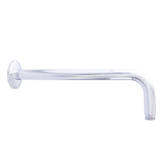 dyconn faucet 12'' right angled shower arm with flange