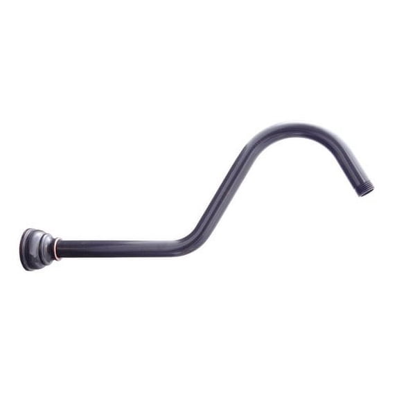 Dyconn Faucet 16'' S Shaped Shower Arm with Flange