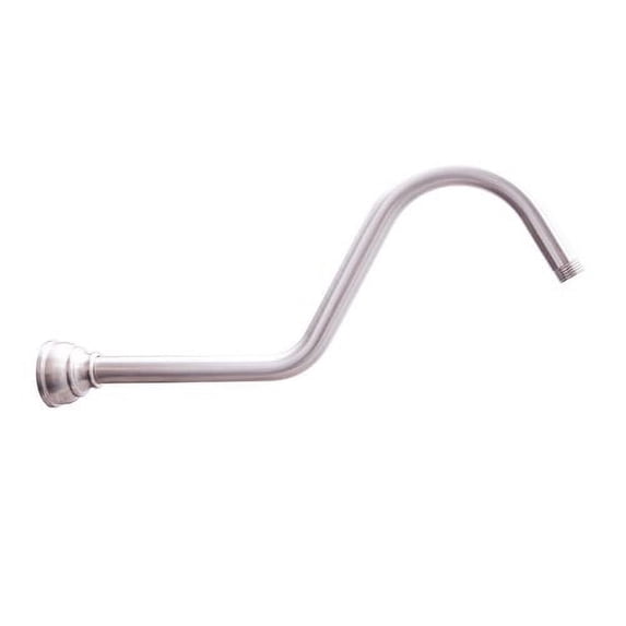 Dyconn Faucet 16'' S Shaped Shower Arm with Flange