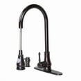 thumbnail image 1 of Dyconn Faucet  18-inch Modern Kitchen Oil Rubbed Bronze Pull-out Faucet with Soap Dispenser, 1 of 2