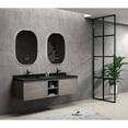 thumbnail image 1 of Dyconn Faucet  Carrara Solid Surface Vanity Countertop in Black (Countertop Only) 74", 1 of 5